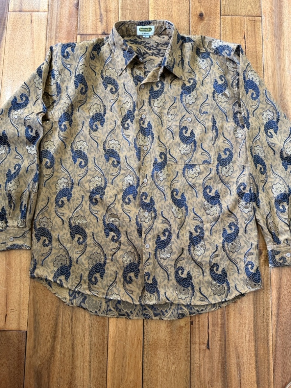 Shelter Bay Paisley Button-Down Shirt